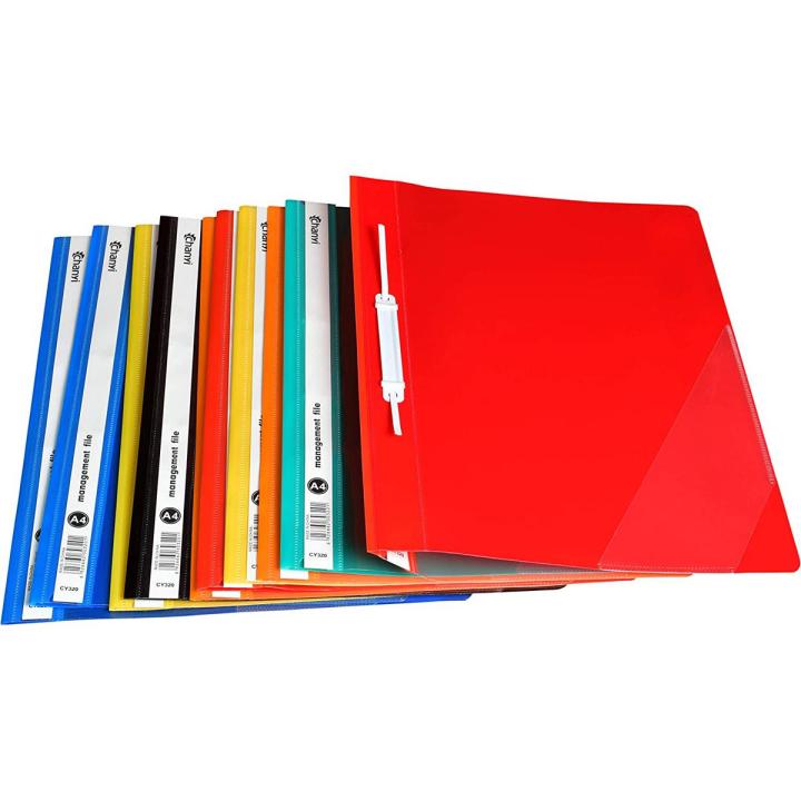 Project Office Files Folder Document Strong Clear Cover A4 Presentation Hard File PVC ( Pack of 5, 10 )