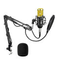 BM800 Condenser Microphone With V8S Sound Card & Complete Equipment | Condenser Microphone Full Kit for Studio Recording, Broadcasting Live streaming & Microphone for YouTube & Gaming. 
