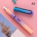 【2023NEW】New Arrival Fountain Pen Fashion Popular Plastic Colorful Classic Business Gift Ink Pens Nice Office Pen Gift Gradient Color 1PC. 