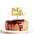 First Tooth Cake Topper Collection,  Milestone Memory First Teeth Born Baby's Theme, 6 Months Teething Celebration Decorative Events, Decor Cupcake Party Supplies For Boys Girls & Kids : WlPW7yLm. 