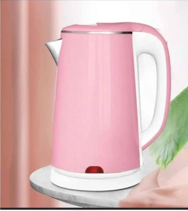 Stainless Steel Electric Kettle 2 Liter - Fast Boiling, Energy Efficient, Durable Electric Tea Kettle for Home & Office - Safe Auto Shutoff
