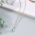 Various Alloy Devil's Eye Necklace Turkish Eye Pendant Necklace Neck Accessories Manufacturer. 