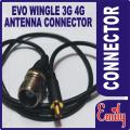Antenna Connector For EVO Wingle Charji Bolt Dongle Nitro etc Internet Devices CONNECTOR FOR EVO WINGLE CHARJI BOLT DONGLE NITRO CLOUD MIFI BLAZE AND ALL OTHER INTERNET DEVICES. 