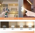 Under Cabinet Lights, Bawoo Wireless LED Puck Lights Remote Control, 4000K Natural White Brightness Dimmable Battery Powered Touch Closet Cupboard Kitchen Wardrobe Lights, 6 Pack (White)Under Cabinet Lights, Bawoo Wireless LED Puck Lights Remote Control,. 