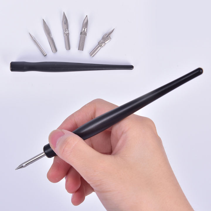 Manga%20Pen%20Tip%20Pen%20Set%20Anime%20Paint%20Drawing%20Multifunction%20Pen%20Dip%20Calligraphy%20Drawing%20Tool%20Set%205%20Nib%20With%201%20Holders%20-%20Image%203