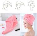New Stylish Turbie Twist Cotton Super Absorbent Hair Towel Wrap. 