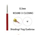 【Aesth Diary Store】Shading Round 3/5/7/9/17/19/21 Needle Permanent Makeup Eyebrow Tattoo Needles Pin. 