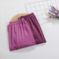 Middle-aged and elderly ladies aunt autumn pants TC cotton granny warm printed leggings plus size fat pants factory. 