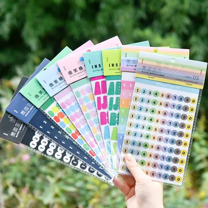 imoda%202sheets%20Number%20and%20Letter%20Stickers%20Creative%20Ins%20Style%20DIY%20Scrapbooking%20Decoration%20Sticker%20-%20Image%203