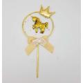 UNICORN THEME CAKE TOPPER - METAL MATERIAL CAKE TOPPER - UNICORN CAKE TOPPER. 