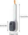 Multifunctional Soap Liquid Dispenser Brush with Handle Shoe Cleaning Laundry Brush Scrub Cleaning Soft Bristle Cleaning Brushes for Clothes and Shoes Household Use For Bathroom and Kitchen. 