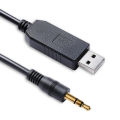 FreeSAT V8 Super Satellite Receiver Freesat IPTV Decoder Prolific USB RS232 to 3.5mm Gold Connector Update Upgrade Flash Cable. 