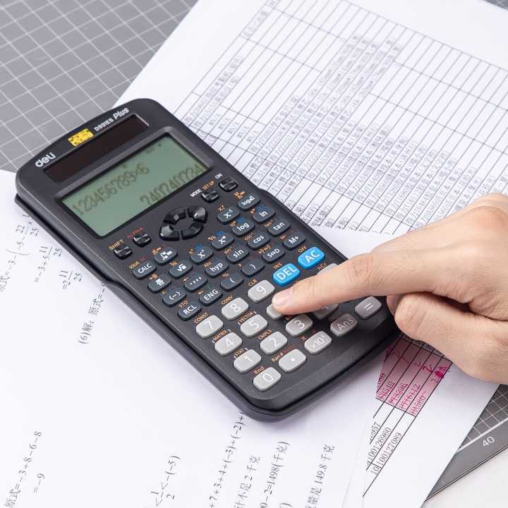 Deli Original D991ES 417 Function Scientific Calculator