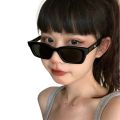 Top Notch Rectangle Narrow Retro  Frame Sun Glasses For Girls & Boys - Small Square Narrow Frame Sunglasses Hollowed Out Sunglasses For Men & Women. 