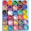 Pack Of 30 Metallic Acrylic Paint - Calligraphy - Fabric Paint - Glass Paint - Wood Paint - Canvas Paint - Metal Paint - 35ml Each. 