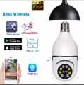 Wifi rotation 1080P/2MGP Colour Night Vision Camera PTZ Smart WiFi Camera - E27 Bulb WiFi Camera – Smart Wireless CCTV for Home & Office. 
