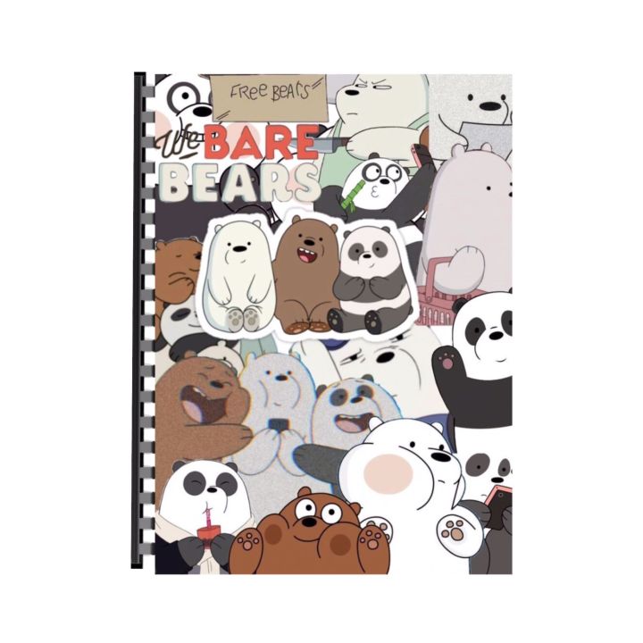 WE BARE BEARS NOTEBOOK A4 SIZE ARTICLE (2127) | Daraz.pk
