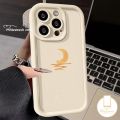 For Oppo A38 A79 A15 A60 A57 A18 A12 A9 A54 A7 A16 A5s A17 A77 A3s A55 A76 A78 A53 A33 A58 A54s A95 A31 A74 A98 A52 A16s A1K A17k Reno 5F Simple Oil Painting Cute Sun Moon Case. 