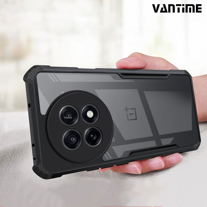 Vantime for OnePlus 13R Case Transparent Back Hard Shockproof Phone Cover