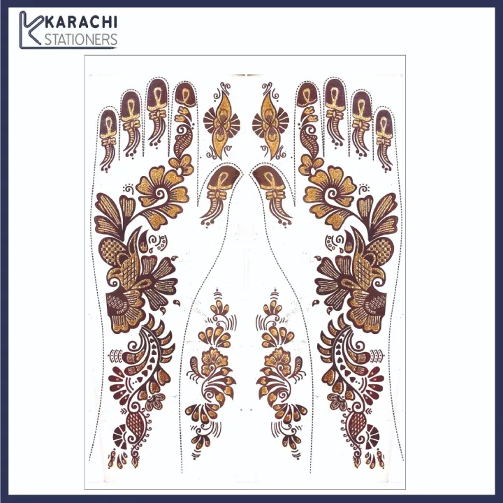6%20Pairs%20-%20Removable%20Mehndi%20/%20Henna%20Classic%20Design%20Glitter%20Sticker%20Tattoo%20for%20EID%20&%20Wedding%20Functions%20-%20Image%204