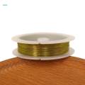 3xMetal Craft Wire Iron DIY Wire Jewellery for Crafts Beading Jewelry Making Gold. 