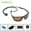 NEWBOLER Polarized Fishing Sunglasses Brown Yellow Lenses Night Version Men Glasses Outdoor Sport Driving Cycling Eyewear UV400. 