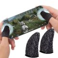 PubG sleeves PUBG Thumb Gloves for Gaming, Anti-Sweatable, Non-Slip, Breathable Thumb Gloves for Best Gaming Experience, finger sleeves, cover grip for free fire and Pubg, commando ( 2 Pair / 4 Sleeves). 