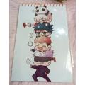 ANIME COMIC MANGA NOTEBOOK (CUSTOMIZATION AVAILABLE). 