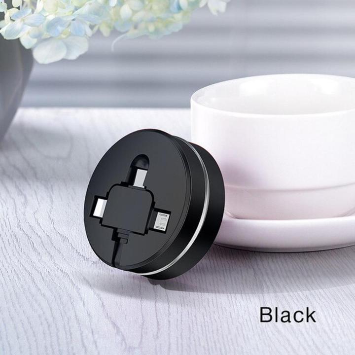 CAFELE USB Cable Fast Charge type c 3 in 1 retractable Micro usb cable for xiaomi iphone x xr 7 redmi Huawei Support Data