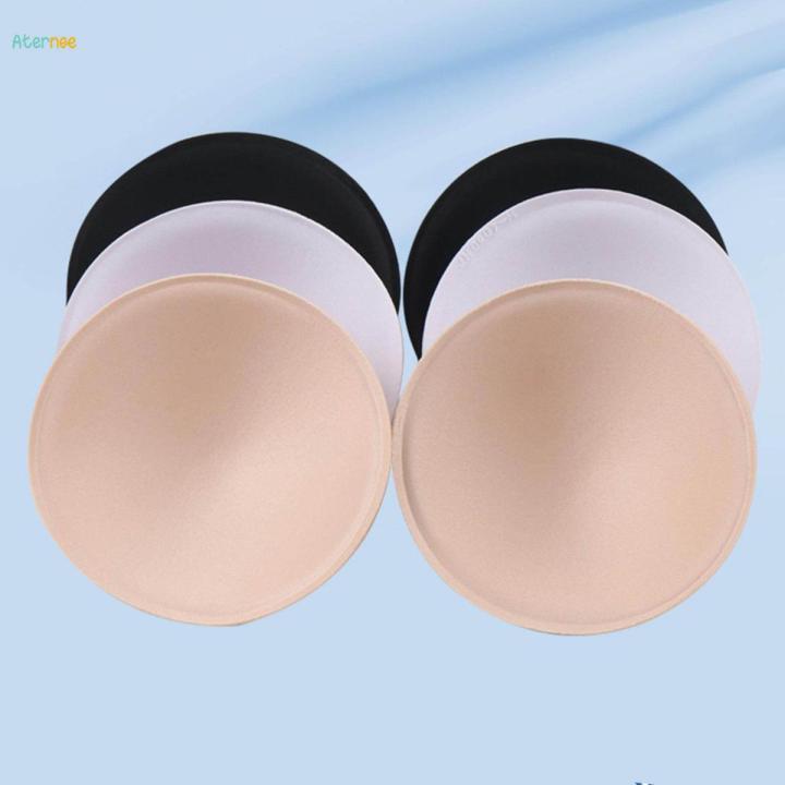 Round Bra Pads Inserts Padding Inserts Removable Women Bra Cups Inserts Replacement Pads for Swimsuit Sport