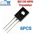 6PCS BD139 BD140 Transistor TO-126. 