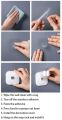 Free Punch Mop Rack Mop Hook Strong Viscose Wall Hanging Mop Clip Storage Broom Card Holder Hanger. 