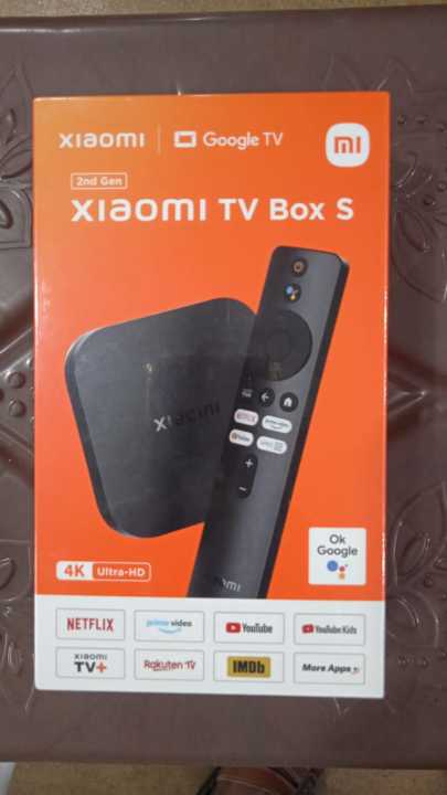 Mi Box S 2nd Generation Built-in- Chorome Cast Android 4k Ultra HD+HDR Smart TV Box With Google Assistant