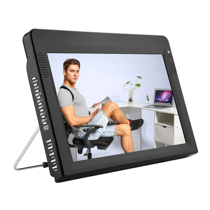 D12 LEADSTAR Portable 12" 1080P DVB TFT LED HD Digital Analog Color TV AU Plug