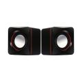 E-SONIC Mini USB Laptop Speakers Wired Laptop Speakers 2.0 Channel Small Computer Desktop Speakers Desktop Speakers for PC. 