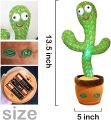 SP Dealz Dancing Cactus Toys for Kids Educational Plush Baby Toy Talking & Singing Electronic Pets for 6 to 12 Months Toddler Repeats What You Say Voice Recorder Musical Toys with 120 Songs. 