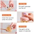 Re-chargeable Intelligent Electric Garlic Machine Garlic Cutter 250 ML. 