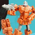 【ZOSR】 ABS Robot Deformation Pen Wear Resistant Non-toxic Ball-point Pen Portable School Office Supplies Children. 