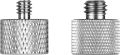 2pcs Hot Shoe Anwenk Mic Stand Adapter 5/8 to 1/4 Adapter and 5/8 to 3/8 Adapter Combo Pack Mic Thread Screw Adapter Microphone Stand Adapter to Tripod Adapter, 2 Pack. 
