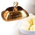European Butter Dish Box, Lith Lid Cheese Butter Box Cheese Server, for Home Kitchen. 