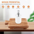 Rectangle Wood Pedestal with Handle, for Bathroom Wooden Tray Base. 