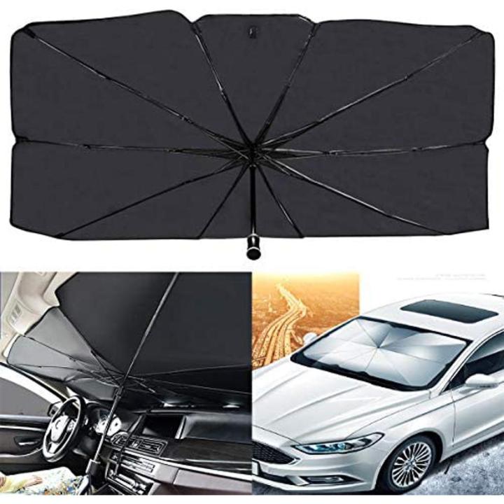Foldable Car Umbrella Sun Shade Cover for Windshield UV Reflecting Front Car Sunshade Umbrella