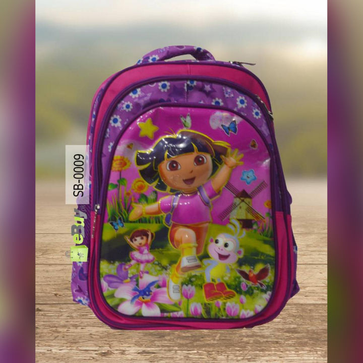 Stylish School Bag For Kids - Multicolor
