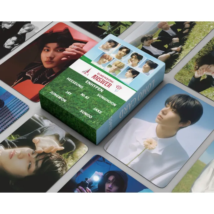 55pcs/set%20Enhypen%20Photocards%20Dimension%EF%BC%9AAnswer%20Lomo%20Cards%20SUNGHOON%20postcard%20-%20Image%203
