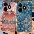 Cover For Tecno Spark Go 2024 BG6 Case Luxury Flower Girl TPU Soft Silicone Cover For Spark Go 2024 Pop 8 6.6 Phone Case Coque. 
