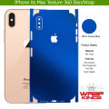 For Iphone Xs Max Skin/Wrap 360 Protection Sheet/ Carbon fiber/ Matte/ Transparent/ Lamination Back And Sides Included Camera Skin. 