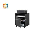 Mobile Printer Cabinet, Printer Stands with lockable wheel, Light Wood Rolling Work Cart with Door for Home Office. 