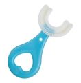 Toddler Toothbrush Kids U Shaped Toothbrush With Food Grade Soft Silicone Brush Head 360 Oral Teeth Cleaning Children U Shape. 