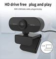 Full HD 1080P Webcam, with Noise Reduction Microphone, Plug and Play USB Webcam, Live Streaming Camera, for Laptop/PC/Mac, Online Learning, Video Calling and Conferencing. 