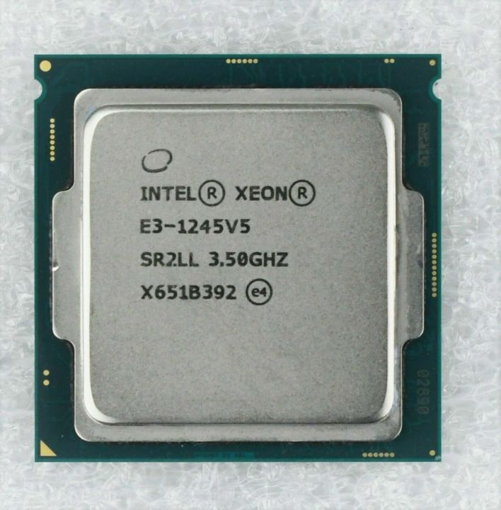 Intel® Xeon® Processor E3-1245 v5 8M Cache, 3.50 GHz